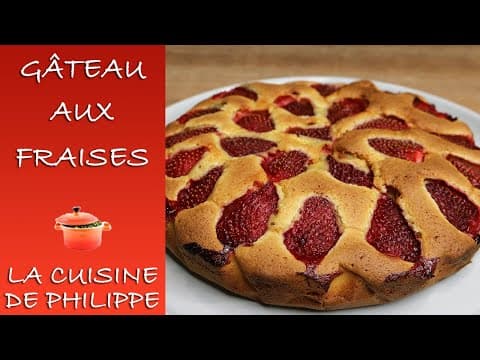 Gâteau aux fraises - Française Dessert Gâteau aux fraises - Delicious Française dessert with easy difficulty. Perfect recipe converted from YouTube video to PDF format.