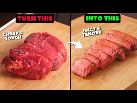 Tender Chuck Steak (Reverse Sear)