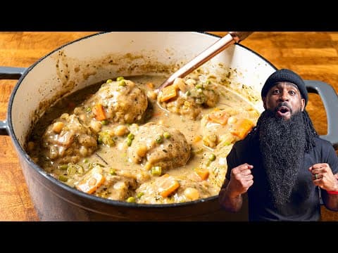 The ULTIMATE Comfort Food: Vegan Chicken and Dumplings!