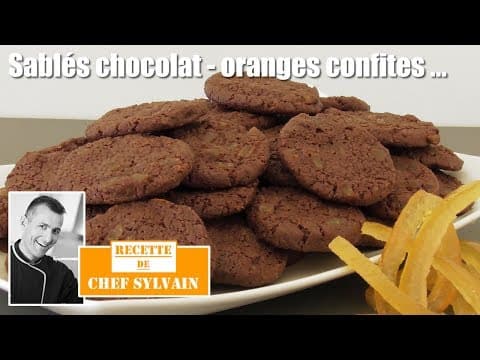 Biscuits chocolat et orange confite - Française Dessert Biscuits chocolat et orange confite - Delicious Française dessert with easy difficulty. Perfect recipe converted from YouTube video to PDF format.