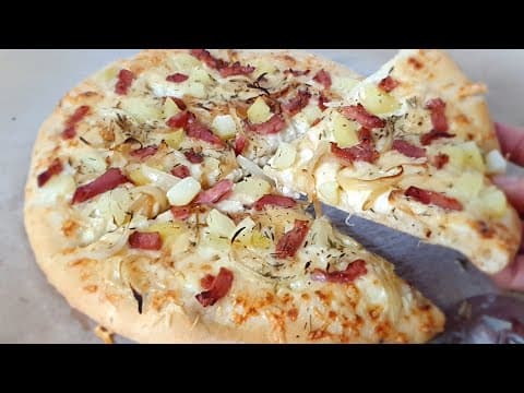 Tartiflette Pizza with Fresh Cream - French Main Course Tartiflette Pizza with Fresh Cream - Delicious French main course with easy difficulty. Perfect recipe converted from YouTube video to PDF format.