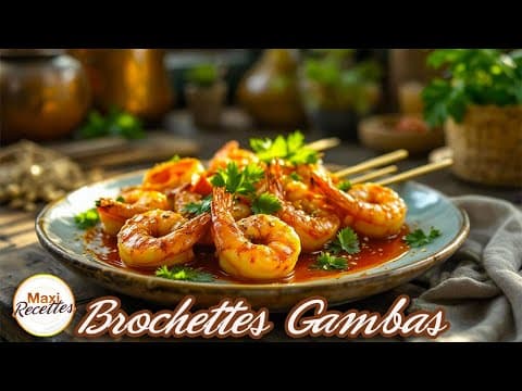 Thai-Style Prawn Skewers - Thai Main Course Thai-Style Prawn Skewers - Delicious Thai main course with easy difficulty. Perfect recipe converted from YouTube video to PDF format.