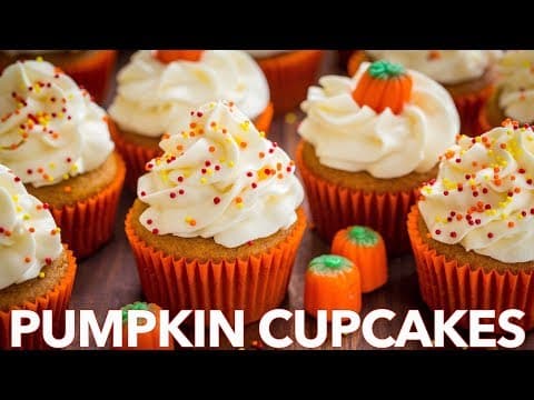 Moist Pumpkin Cupcakes with Cream Cheese Frosting - American Dessert Moist Pumpkin Cupcakes with Cream Cheese Frosting - Delicious American dessert with easy difficulty. Perfect recipe converted from YouTube video to PDF format.