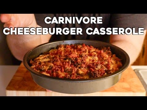 Carnivore Cheeseburger Casserole Recipe