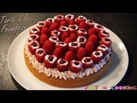 Raspberry Tart with Breton Shortbread and Mascarpone Cream - French Dessert Raspberry Tart with Breton Shortbread and Mascarpone Cream - Delicious French dessert with medium difficulty. Perfect recipe converted from YouTube video to PDF format.