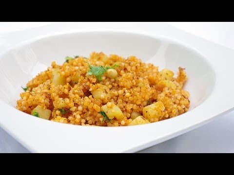 Sabudana with peanuts, coconut and potatoes - Indian Main Course Sabudana with peanuts, coconut and potatoes - Delicious Indian main course with easy difficulty. Perfect recipe converted from YouTube video to PDF format.