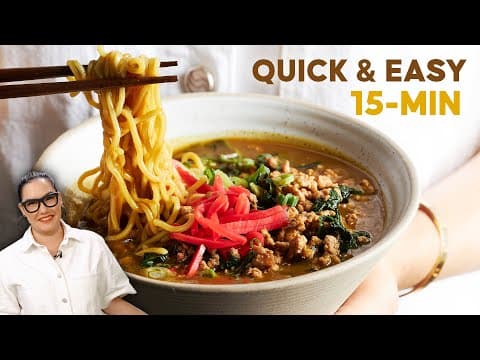 15-min Japanese Curry Ramen 🍜