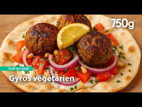 Eggplant Meatballs with Tzatziki on Pita - Greek Main Course Eggplant Meatballs with Tzatziki on Pita - Delicious Greek main course with medium difficulty. Perfect recipe converted from YouTube video to PDF format.