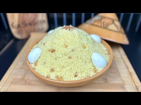 Couscous sucré (Couscous CEFA) - Marocaine Dessert Couscous sucré (Couscous CEFA) - Delicious Marocaine dessert with easy difficulty. Perfect recipe converted from YouTube video to PDF format.
