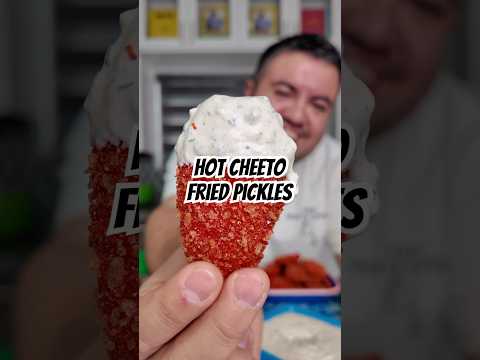 Hot Cheeto Pickle Fried Pickles