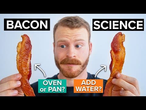 What's the best way to cook bacon at home? (Food science explained)