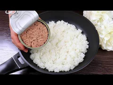 Creamy Tuna Fried Rice with Eggs and Cheese