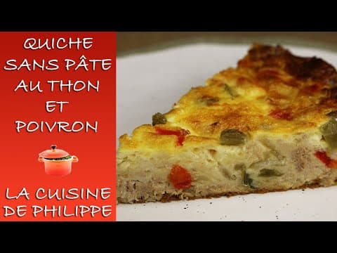 Crustless Tuna and Bell Pepper Quiche - French Main Course Crustless Tuna and Bell Pepper Quiche - Delicious French main course with easy difficulty. Perfect recipe converted from YouTube video to PDF format.