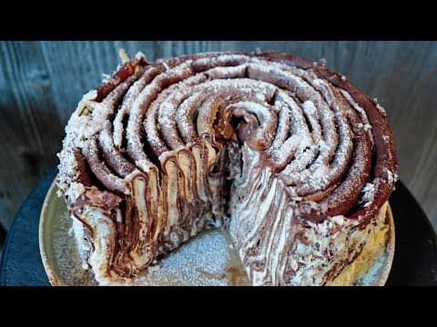 Chocolate Crepe Cake – rolled cake for Candlemas - French Dessert Chocolate Crepe Cake – rolled cake for Candlemas - Delicious French dessert with medium difficulty. Perfect recipe converted from YouTube video to PDF format.