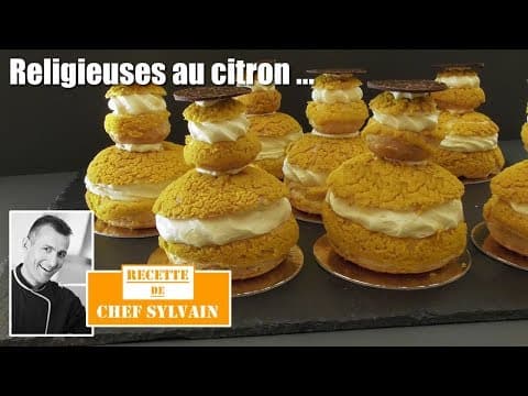 Religieuses au citron avec craquelin - Française Dessert Religieuses au citron avec craquelin - Delicious Française dessert with medium difficulty. Perfect recipe converted from YouTube video to PDF format.