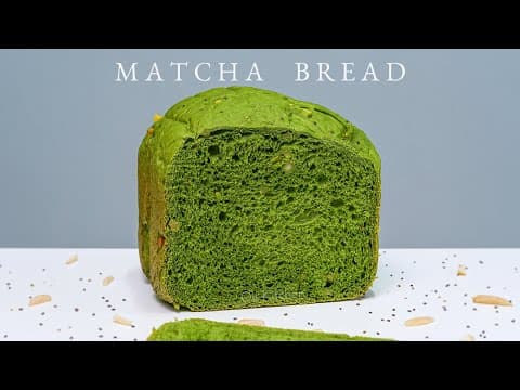 How to make Matcha Bread (Turn on CC)