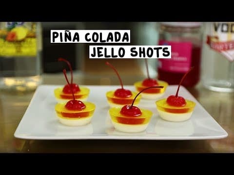 Pina Colada Jello Shots