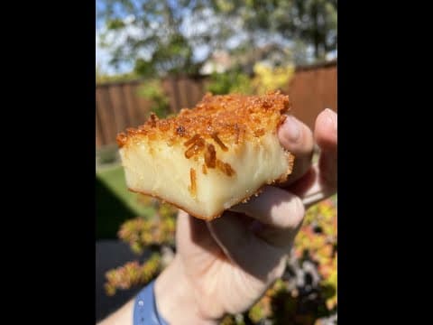 Hawaiian Butter Mochi (2.5M+ on TikTok Viral Recipe!)