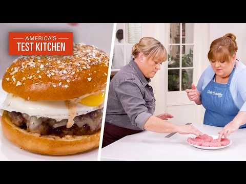 The Ultimate Brunch Burger (Fried Egg, Bacon, and Special Sauce)