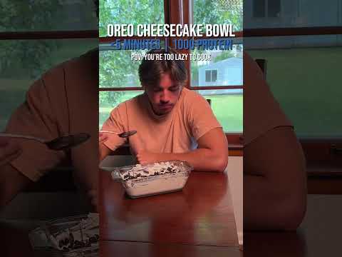 Protein Oreo cheesecake