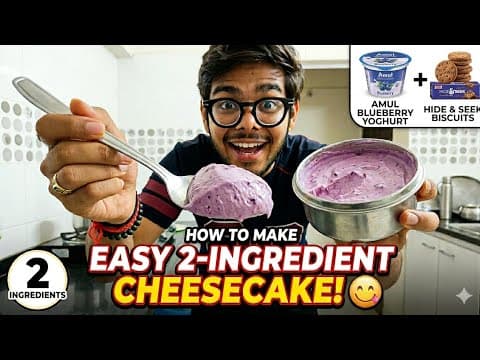 Easy 2 ingredients japanese cheesecake recipe 😋🤤