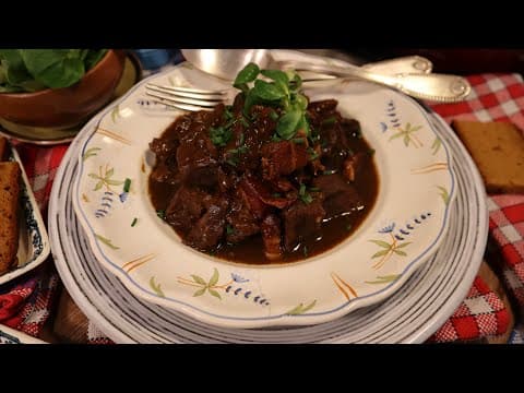 Traditional Flemish Beef Stew