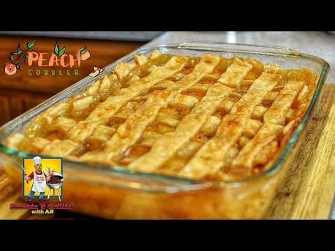 Peach Cobbler - American Dessert Peach Cobbler - Delicious American dessert with easy difficulty. Perfect recipe converted from YouTube video to PDF format.