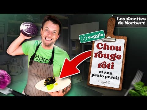 Roasted Red Cabbage with Parsley, Celery‑Root, Hazelnut and Parmesan Pesto