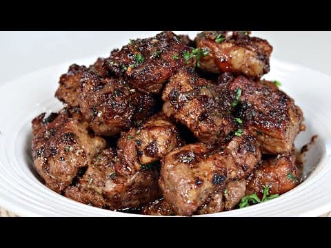 Garlic Butter Steak Bites - American Main Course Garlic Butter Steak Bites - Delicious American main course with easy difficulty. Perfect recipe converted from YouTube video to PDF format.