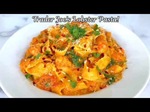 HOW TO MAKE THE VIRAL TRADER JOES LOBSTER BISQUE PASTA!