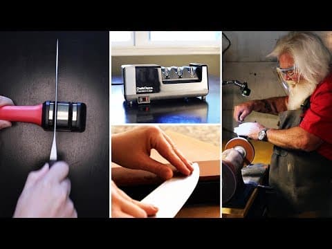 Four Good Ways to Sharpen Kitchen Knives