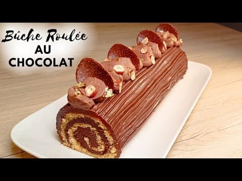 Chocolate Roll Yule Log - French Dessert Chocolate Roll Yule Log - Delicious French dessert with medium difficulty. Perfect recipe converted from YouTube video to PDF format.