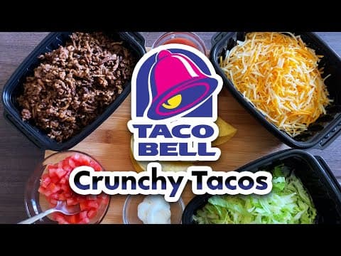 TACO BELL Supreme Crunchy Tacos