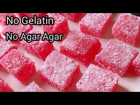 How to Make Gummy Candy without Gelatin And Agar Agar