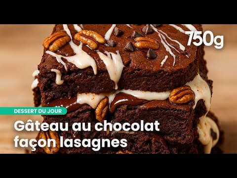 XXL Brownie with Chocolate Ganache and Fresh Cheese Cream - French Dessert XXL Brownie with Chocolate Ganache and Fresh Cheese Cream - Delicious French dessert with medium difficulty. Perfect recipe converted from YouTube video to PDF format.