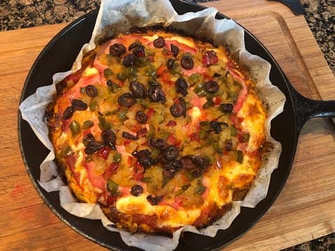 Cauliflower Crust Pizza - freeze enough to last a year!