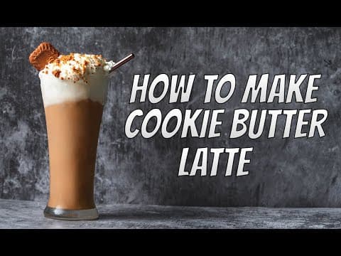 Cookie Butter Latte Recipe How To Make At Home l The PERFECT FALL Drink l Fall Drinks 2020 At Home