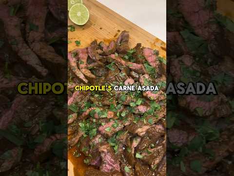 Chipotle’s Carne Asada 🥩 recipe ⬇️