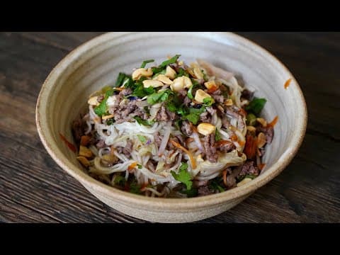 Spicy Beef Stir-Fried Noodles - Asian Main Course Spicy Beef Stir-Fried Noodles - Delicious Asian main course with easy difficulty. Perfect recipe converted from YouTube video to PDF format.