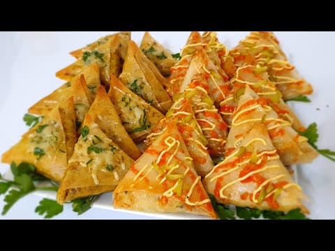 Savory briouats with two fillings (meat‑vegetables & chicken‑potatoes) - Maghreb Appetizer Savory briouats with two fillings (meat‑vegetables & chicken‑potatoes) - Delicious Maghreb appetizer with medium difficulty. Perfect recipe converted from YouTube video to PDF format.