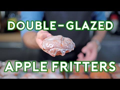 Double-Glazed Apple Fritters