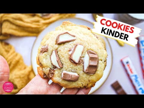 Kinder Maxi Cookies - French Dessert Kinder Maxi Cookies - Delicious French dessert with easy difficulty. Perfect recipe converted from YouTube video to PDF format.