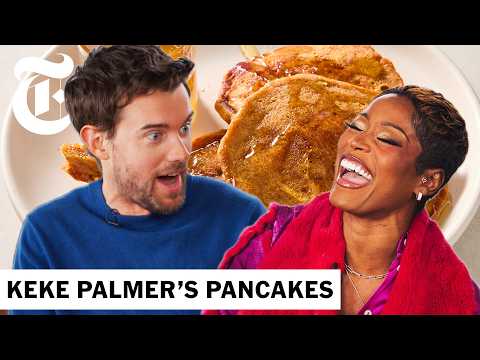 Keke Palmer Teaches Jack Whitehall How to Make Her Sweet Potato Pancakes