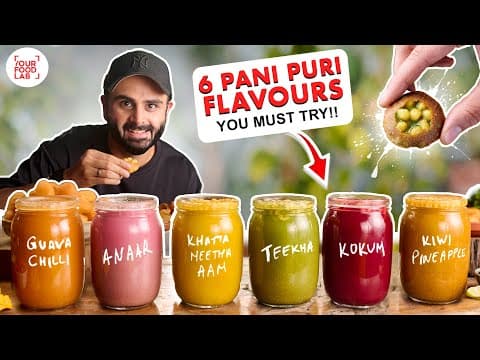 6 PANI PURI Flavours You Must Try