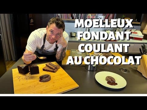 Moist, Fondant and Lava Chocolate Cake - French Dessert Moist, Fondant and Lava Chocolate Cake - Delicious French dessert with medium difficulty. Perfect recipe converted from YouTube video to PDF format.