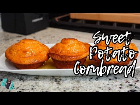 Sweet Potato Cornbread Muffins - American Snack Sweet Potato Cornbread Muffins - Delicious American snack with easy difficulty. Perfect recipe converted from YouTube video to PDF format.