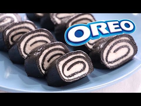 Sushi de Oreo (2 Ingredientes) Fácil y Rápido