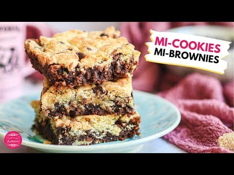 Brookies – Gâteau mi‑cookies mi‑brownies