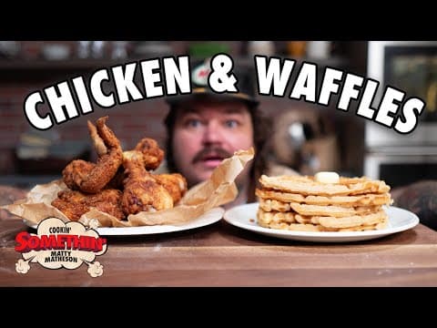 Crispy Shallow-Fried Chicken with Homemade Waffles - American Main Course Crispy Shallow-Fried Chicken with Homemade Waffles - Delicious American main course with easy difficulty. Perfect recipe converted from YouTube video to PDF format.
