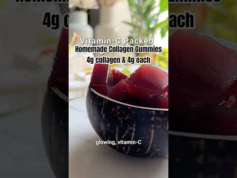 Homemade Collagen Gummies 🌺So much vitamin-C and they taste like Hibiscus Citrus Tea